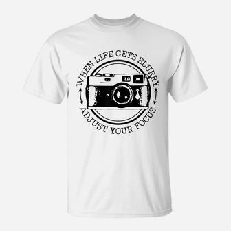 Photographer Gift Vintage Camera T-Shirt - Seseable