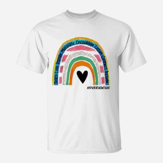 Prek Teacher Life Teacher Rainbow Teachers Day T-Shirt - Seseable