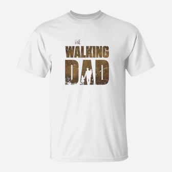 Premium Walking Dad Fathers Day Gift Funny Dad T-Shirt - Seseable
