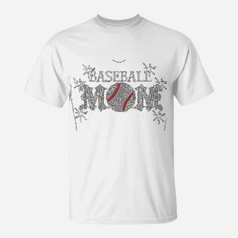 Professional Baseball Mom Team Sport T-Shirt - Seseable