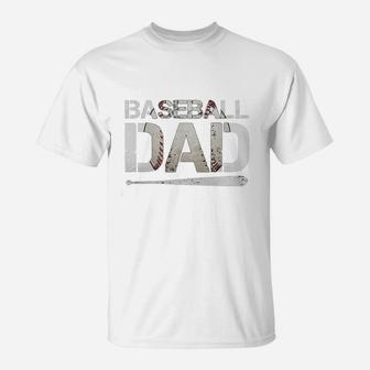 Proud Baseball Dad Shirt - Best Gift Baseball Dad Tees T-Shirt - Seseable