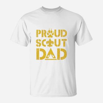 Proud Scout Dad T-Shirt - Seseable
