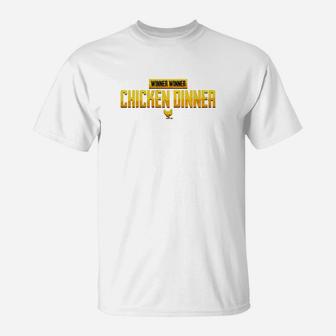 Pubg Winner Winner Chicken Dinner T-Shirt - Seseable