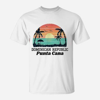 Punta Cana Beach Souvenir Dominican Republic T-Shirt - Seseable