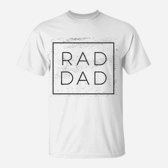 Rad Dad Boxed Fathers Day Present T-Shirt - Seseable