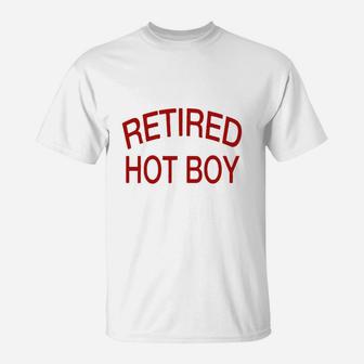 Retired Hot Boy Funny Couple T-Shirt - Seseable