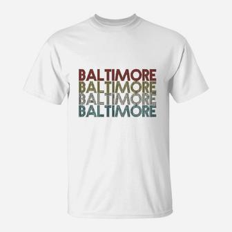 Retro Baltimore Classic Vintage Baltimore T-Shirt - Seseable