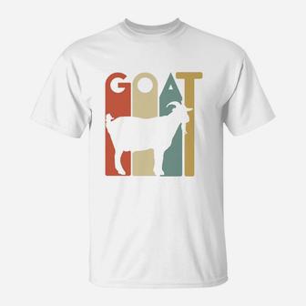 Retro Vintage Goat Tee Animal Goats Lover Gifts T-Shirt - Seseable