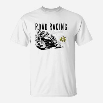 Road Racing Motorbiker T-Shirt - Seseable