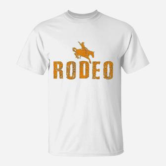 Rodeo Horse Western Country Vintage T-Shirt - Seseable