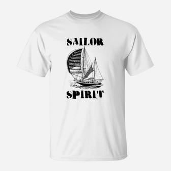 Sailor Spirit T-Shirt - Perfekt für Segler und Bootsfans im Mittelmeer - Seseable