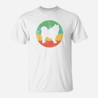 Samoyed Shirt Vintage Retro Samoyed Dog T-Shirt - Seseable