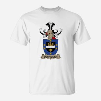Schneider Coat Of Arms Austrian Family Crests Austrian Family Crests T-Shirt - Seseable