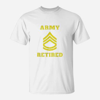 Sergeant First Class Army Retired T-Shirt - Seseable