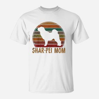 Sharpei Mom Sharpei Dogs T-Shirt - Seseable
