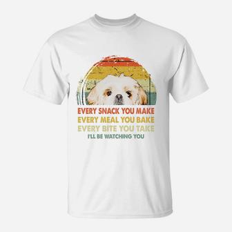 Shih Tzu Every Snack You Make Every Meal You Bake Dog Lovers 2020 T-Shirt - Seseable