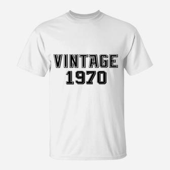 Simple Vintage 1970 T-Shirt - Seseable