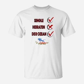 Single Heiraten Scuba Diving T-Shirt - Seseable