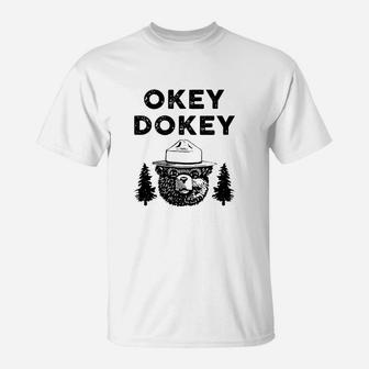 Smokey Bear Okey Dokey T-Shirt - Seseable
