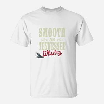 Smooth As Tennessee Whiskey Mens T-Shirt - Seseable