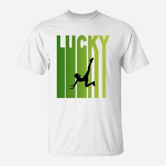 St Patricks Day Lucky Fitness Funny Sport Lovers Gift T-Shirt - Seseable