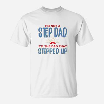 Stepdad Gift From Daughter Wedding Fathers Day Shirt Stepson T-Shirt - Seseable