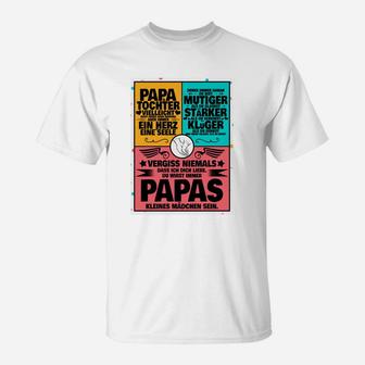 Stolzer Papa T-Shirt, Töchter Spruchmotiv für Väter - Seseable