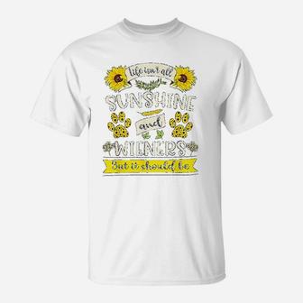 Sunshine And Wieners Dog Dachshund Lover And Owner Gift T-Shirt - Seseable
