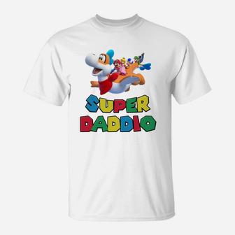 Super Daddio Shirt Father Day Gift Funny T-Shirt - Seseable
