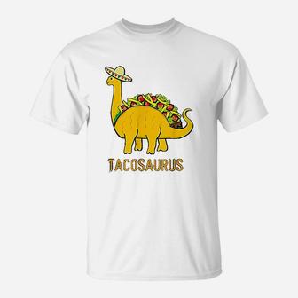 Tacosaurus Cinco De Mayo Funny Taco Dinosaur Gift T-Shirt - Seseable