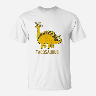 Tacosaurus Cinco Funny Taco Dinosaur Gift T-Shirt - Seseable