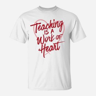 Teacher Valentines Vday Gift T-Shirt - Seseable