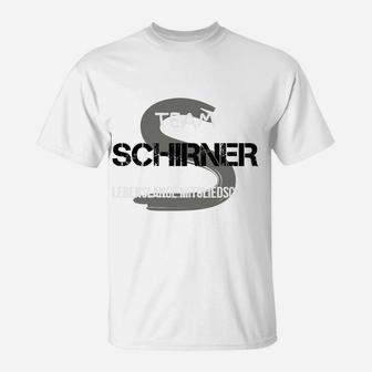 Team Schreiner Motto T-Shirt, Handwerker Slogan in Weiß - Seseable