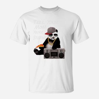 Tell Your Mom Youre Studying Panda Bear T-Shirt - Seseable