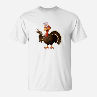 Thanksgiving Nurse Turkey Feast Day T-Shirt - Seseable