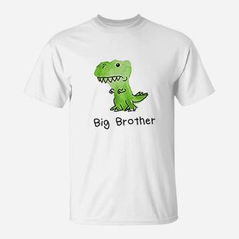 The Spunky Stork Dinosaur Big Sister Little Brother Matching Siblings T-Shirt - Seseable