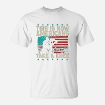 This Is How American Take A Knee Veteran Army T-Shirt - Seseable
