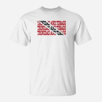 Trinidad And Tobago Trinidadian Flag Sports Lovers T-Shirt - Seseable