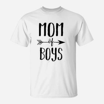 Umsuhu Mom Of Boys Funny Cute Mom With Sayings Mother Gifts T-Shirt | Seseable CA