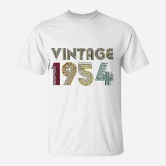 Vintage 1954 67th Birthday Gift 67 Years Old T-Shirt - Seseable