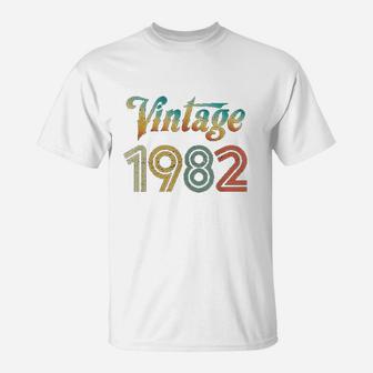 Vintage 1982 Best Year 1982 Original Genuine Classic T-Shirt - Seseable