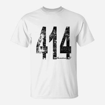 Vintage Area Code 414 T-Shirt - Seseable
