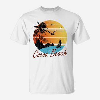Vintage Cocoa Beach Beach Summer Gift 2020 T-Shirt - Seseable