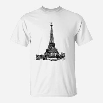 Vintage Eiffel Tower T-Shirt - Seseable