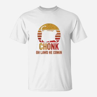 Vintage Fat Cat Memes Chonk Cat T-Shirt - Seseable