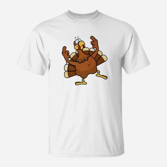 Vintage Funny Turkey Thanksgiving T-Shirt - Seseable