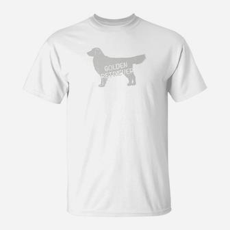 Vintage Golden Retriever Dog Lover Shirt T-Shirt - Seseable
