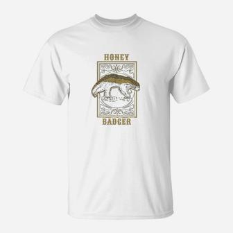 Vintage Honey Badger Animal Retro Clothing Art T-Shirt - Seseable