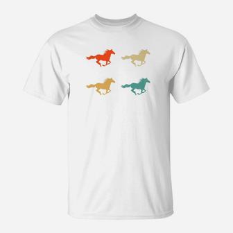 Vintage Horse Gift For Horse Lover T-Shirt - Seseable