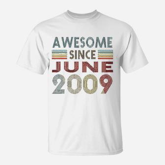 Vintage June 2009 Birthday Gift T-Shirt - Seseable